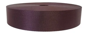 30 metri CINGHIA 45mm PORPORA SCURO NYLON (FETTUCCIA - CORDA - NASTRO TESSUTO) - Foto 1 di 1