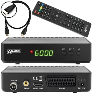 HD-Kabel-Receiver DVB-C Anadol HD 202c HDTV DVB-C / C2, HDMI, SCART, Mediaplayer - Bild 1 von 3