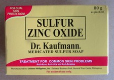 Dr. Kaufmann Medicated Sulfur Soap 80g Anti-Acne, Anti-Lice and Anti-Scabies