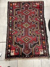 Authentic Handmade Afghan Rug Wool Antique 120x 75 Cm.  0045