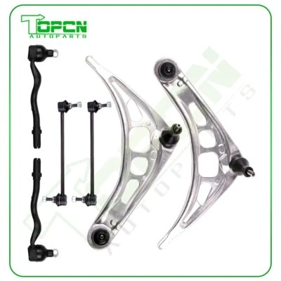 Suspension Kit Fits E46 3 Series Lower Control Arms Tie Rod Ends Sway Bar K90515 - Image 1 of 4