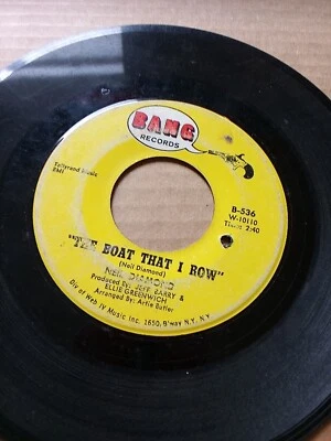 NEIL DIAMOND 7" 45 RPM - "I Got the Feelin' " & "The Boat That I Row" G+ cond. - Image 1 of 4