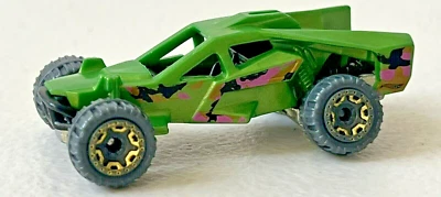 HOT  WHEELS . Green Dune Buggy 2013.  Scale 1:64  .  #BHR33 . - Image 1 of 4