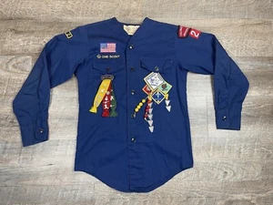 Cub Scouts Webelos Uniform Langarmshirt mit Patches Größe Small - Bild 1 von 18