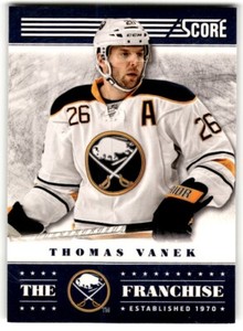 2013-14 Score The Franchise Thomas Vanek #TF-3 Buffalo Sabres