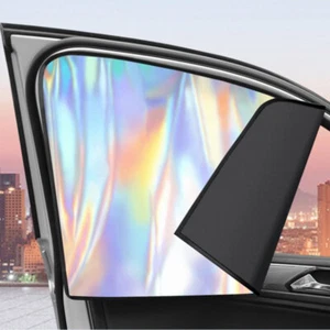 Car Window Side Screen Sun Shade Cover Magnetic Sunshade Visor Curtain - Picture 1 of 13