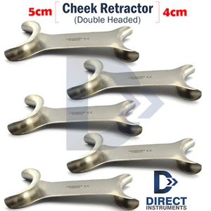 5 Pieces Intraoral Dental Mouth Opener Lip Tongue Cheek Retractors Double Ended - Picture 1 of 5
