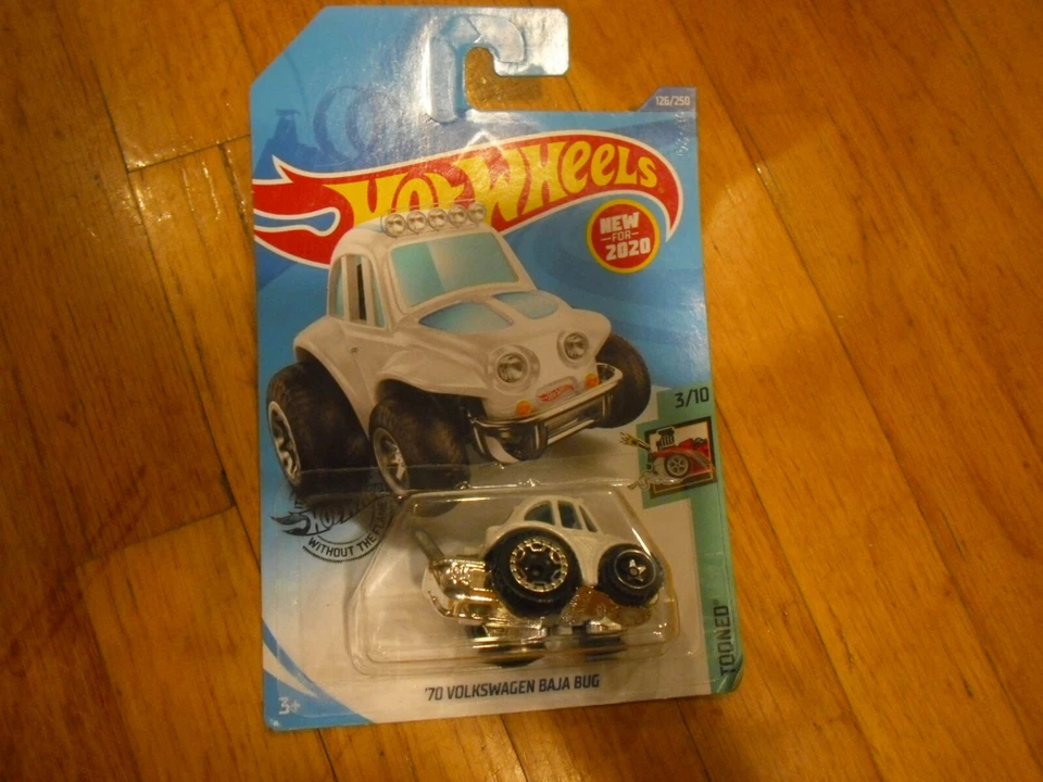 New ! 2020 Hot Wheels  126 / 250 '70 Volkswagen Baja Bug  Tooned - Image 1 of 1