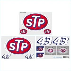 STP Sponsor Racing Rally Moto Bike Car Decals 4x4 Kit Stickers Emblems Nascar - Picture 1 of 1