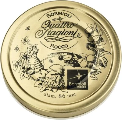 Bormioli Rocco - 4 STAGIONI - Confezione 2 Tappi per Barattoli - 86mm