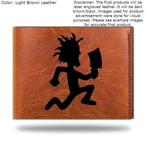 Individuell gravierte HATCHET MAN ICP Leder-Geldbörse mit Doppelfaltung - 3 Farben zur Auswahl - Bild 1 von 11