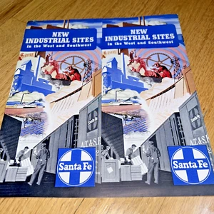 1970 SANTA FE RAILWAY - NEW INDUSTRIAL SITES IN THE WEST AND SOUTHWEST Brochure - Picture 1 of 7