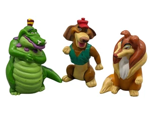 Vintage Wendy's 1989 Dogs And Go To Heaven King Gator 3" PVC Wendy's Toy Figure - Picture 1 of 10