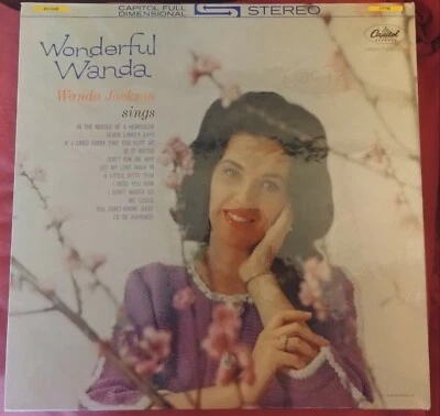 Wanda Jackson Wonderful Wanda 1962 (Rare German Pressing) LP - Image 1 of 3