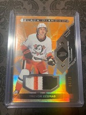 2022-23 BLACK DIAMOND TREVOR ZEGRAS PURE BLACK RELICS PATCH CARD SSP/10