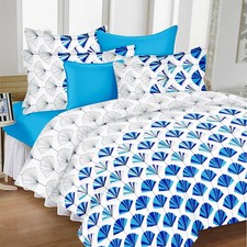 144 TC Cotton King Bedsheet with 2 Pillow Covers