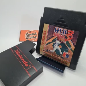TENGEN RBI Baseball 3 Nintendo NES Cartridge - (USA /NTSC) - Picture 1 of 6