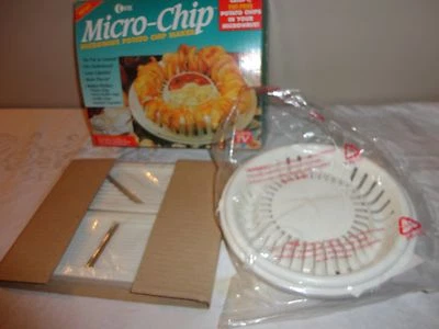 MICRO CHIPT K-TEL MICROWAVE MICROWAVE POTATO CHIP MAKER AS SEEN ON TV - Image 1 of 4