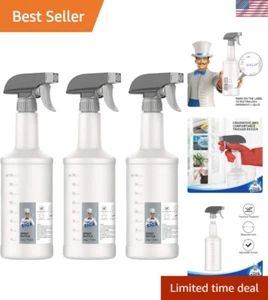 Multi-Purpose 3-Pack 24 oz Heavy-Duty Spray Bottles - Perfect for Home & Work - Picture 1 of 8