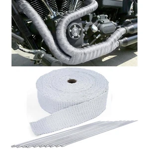 Auspuff Hitzeschutzband Thermoband Keramik bis 1300°C 50mmx2mm 10Meter - Picture 1 of 8