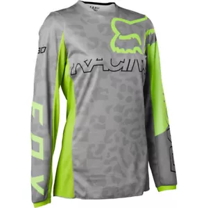 NEW Fox MX 180 Skew Steel Grey Womens Motocross Dirt Bike Jersey - Picture 1 of 30