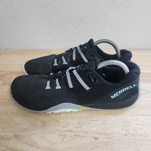 Merrell Shoes Women 10.5 Barefoot Trail Glove 6 J135384 Black Running Vibram - Picture 1 of 7