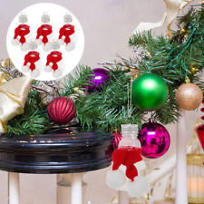  Fils arbre de Noël ornements suspendus artisanat clair boule à remplir