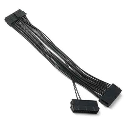 24Pin 20+4pin Dual PSU ATX Power Supply Adaptor Cable Connector For Mining - Image 1 of 4
