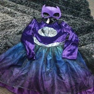 Batgirl Fancy Dress Costume Age 7-8 Years Tu - Picture 1 of 10