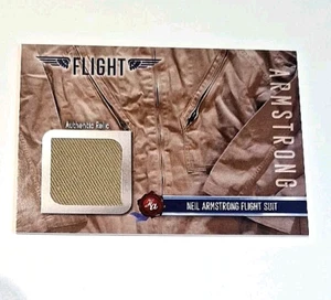 2023 Historic Autographs Flight Neil Armstrong Flight Worn Suit Swatch #1/499 - Bild 1 von 2