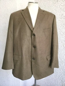 Alan Flusser Blazer Mens 48R Wool Sport Coat 2 Button Jacket Made in Poland - Picture 1 of 24
