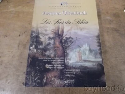 Jacques Offenbach, Les Fees du Rhin Die Rheinnixen, Vocal Score - Image 1 of 4