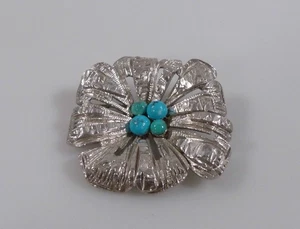 by7/38 Theodor Fahrner Pforzheim Brosche 925er Silber - Imagen 1 de 4