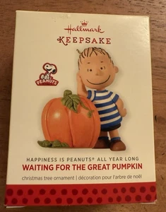 Snoopy Peanuts Hallmark 2013 Warten auf den großen Kürbis 12 Monate Halloween - Bild 1 von 8