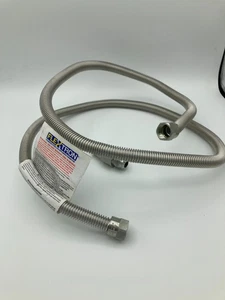 Flextron Connettore flessibile per linea gas 60 pollici con 1/2 pollice FTGC-SS38-60F - Foto 1 di 7