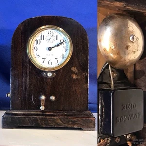 Vintage Call-Me Electric Desk,Alarm Clock Made in USA Edwards Dixie Bell - Picture 1 of 24