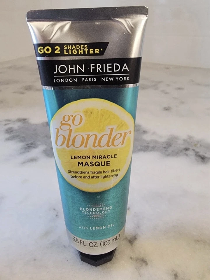 JOHN FRIEDA Go Blonder 柠檬奇迹面膜带柠檬油 3.5 盎司 — 第 1/1 张图片