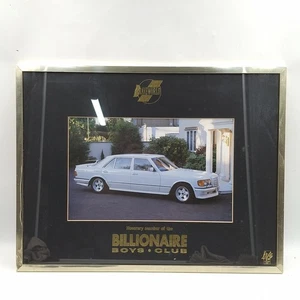 Vintage Billionaire Boys Club Honorary Member Wall Hanging Art Mercedes Rare - Picture 1 of 14