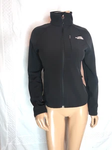 The North Face Jacket Womens XS Black Full Zip Soft Shell Coat TNF Soft Shell - Picture 1 of 10