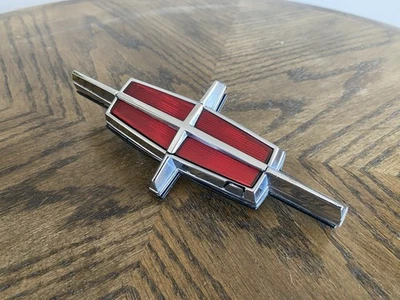 1975-78 Lincoln Continental Trunk Lock Cover Emblem D5VB-6043516-AA NICE - Image 1 of 4