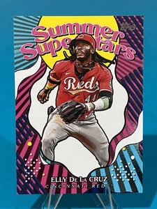 2025 Topps Series 2 Summer Superstars SS-11 Elly De La Cruz - Cincinnati Reds - Picture 1 of 2
