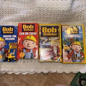 Bob The Builder VHS Set Of 4 - Picture 1 of 2