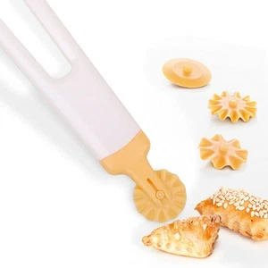Brand New Roller Cutter Dough Cookie Pie Craft For Pizza Pastry Lattice - Picture 1 of 12