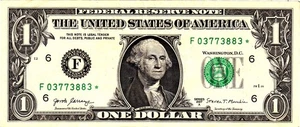 $1 2017A Short Run STAR NOTE (640000) F03773883* - Picture 1 of 1