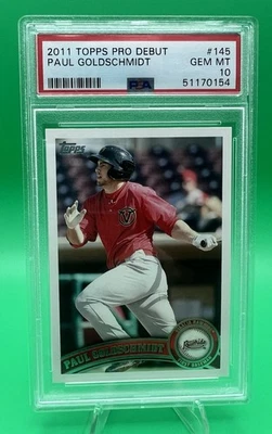 2011 Topps Pro Debut Paul Goldschmidt #145 (RC) PSA 10 - Image 1 of 2