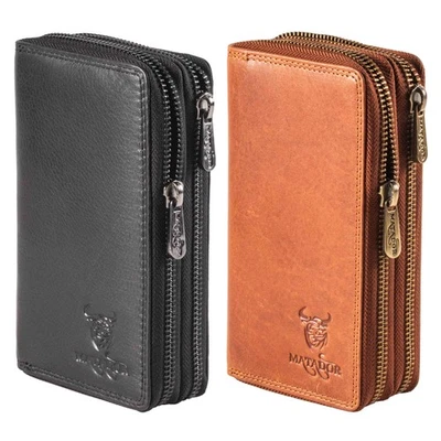 MATADOR MADRID MEDIUM Damen Echt Leder Börse Geldbörse Langbörse Portemonnaie