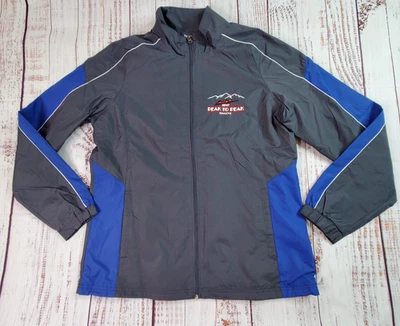 Chaqueta cortavientos Peak to Peak Rallye 2017 para mujer M gris azul autos deportivos clásicos Foto 1 de 4