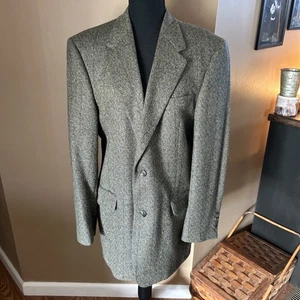 Burberry Burberry's Vintage herringbone plaid Blazer wool Mens 40R Union Made - Picture 1 of 14