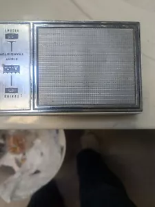 Brush Chrome Arvin Transistor Radio 64r29 - Picture 1 of 5