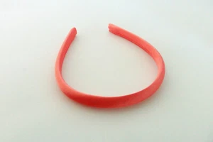 Peach Pink Satin Headband Fits 18 inch American Girl Dolls - Bild 1 von 1